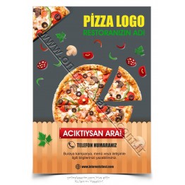 Pizza Restaurant - Pizzacı Broşür Örneği