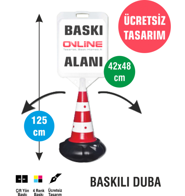 Baskılı Hacıyatmaz Reklam Dubası Büyük Başlıklı - Online Tasarım