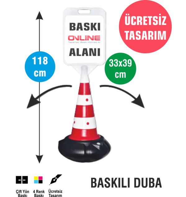 Baskılı Hacıyatmaz Reklam Dubası Küçük Başlıklı - Online Tasarım