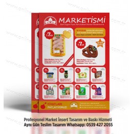 Market İnsert Tasarım ve Baskı, Market Broşür Tasarım INSERT-005 Sosyal Medya Tasarımı