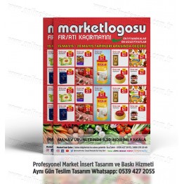 Market İnsert Tasarım ve Baskı, Market Broşür Tasarım INSERT-016 Sosyal Medya Tasarımı