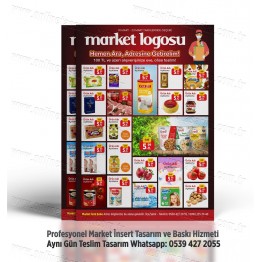 Market İnsert Tasarım ve Baskı, Market Broşür Tasarım INSERT-018 Sosyal Medya Tasarımı