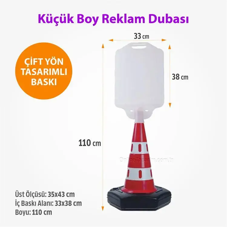 küçük boy reklam duba örneği