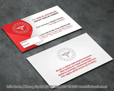 kurumsal sağlık kartvizit, doktor kartvizit, hemşire kartvizit örnekleri