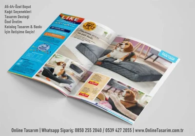 market insert katalog baskı örnekleri