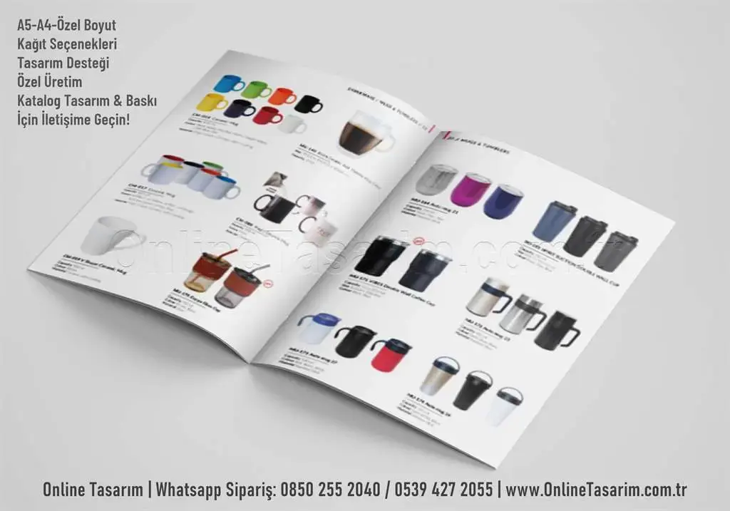 ürün tanıtım katalog tasarım ve baskı