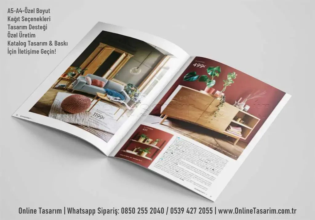 mobilya katalog tasarım ve baskı