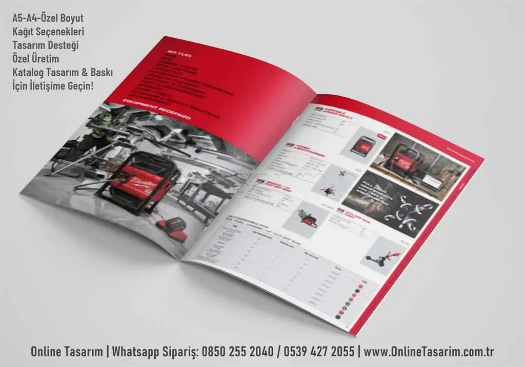 ürün katalog tasarımı ve katalog basımı