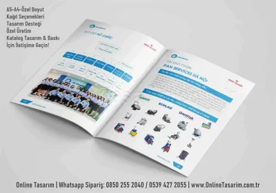 ürün tanıtım teknik tasarım katalog örneği