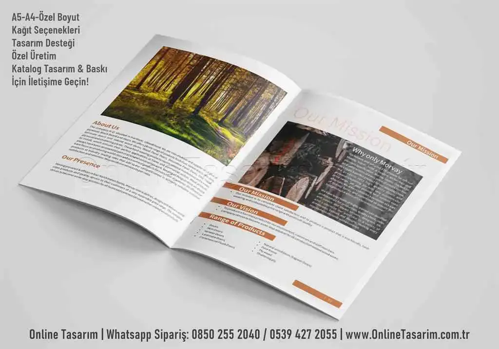 sade kurumsal katalog örneği