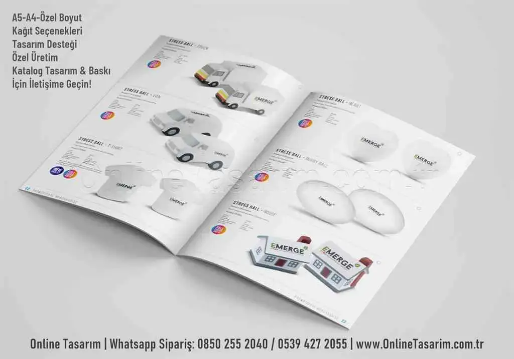 promosyon ürün katalog örneği