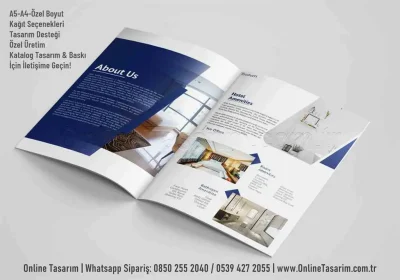 otel katalog dergi tasarım ve baskı