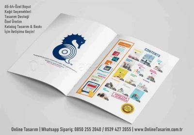 ürün tanıtım katalog tasarımı