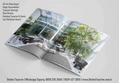 resimli baskılı katalog örneği