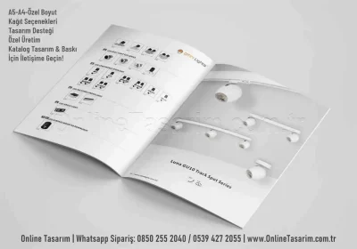 kamera alarm sistemi katalog tasarım örneği