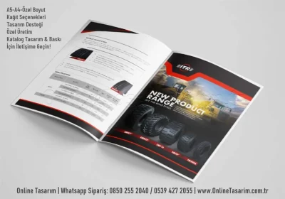oto lastik katalog tasarım örnekleri