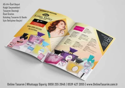 katalog tasarım ve baskı modeli