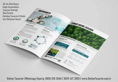 A4 katalog tasarım örnekleri