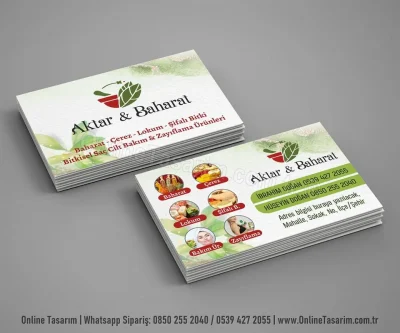 aktar baharat kartvizit örneği - 13