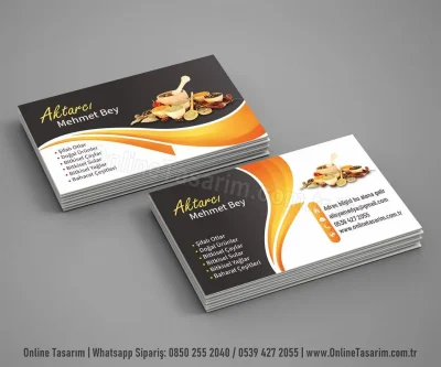 aktar kartvizit, baharat kartvizit örneği - 4