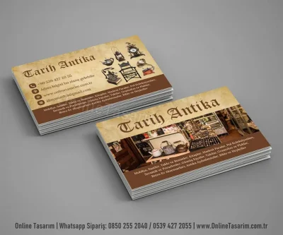 Antikacı Kartvizit Örneği - 1