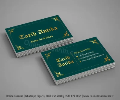 Antikacı Kartvizit - Nostalji Antika Dükkanı Kartvizit - 5