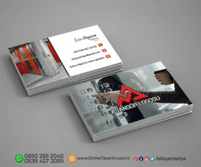 Asansör kartvizit örneği - 1