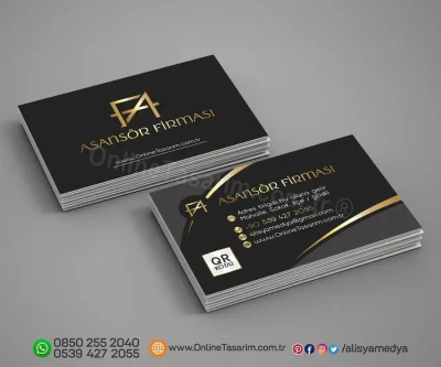 Asansör Kartvizit Tasarım Örneği - 10