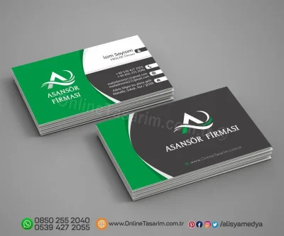 Asansör Kartvizit Tasarım Örneği - 12