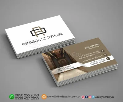 Asansör Kartvizit Tasarım Örneği - 13