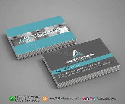 Asansör Kartvizit Tasarım Örneği - 15