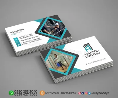 Asansör Kartvizit Tasarım Örneği - 20