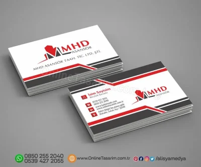 Asansör Kartvizit Tasarım Örneği - 7