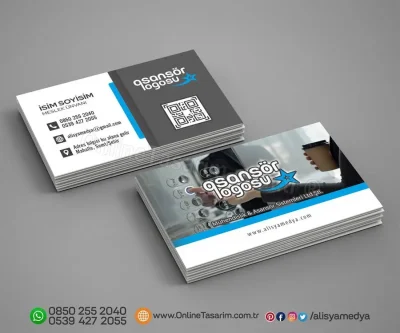 Asansör Kartvizit Tasarım Örneği - 71