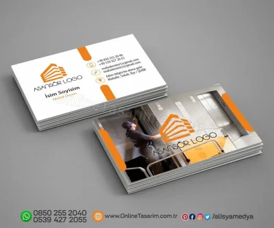 Asansör Kartvizit Tasarım Örneği - 8