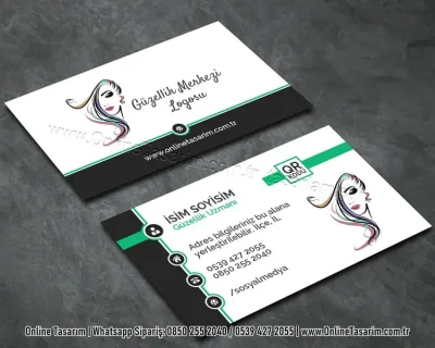 güzellik kartvizit, kuaför kartvizit