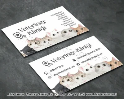 veteriner kliniği kartvizit, pet shop kartvizit örnekleri