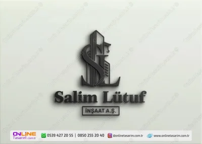 Monogram Zarafeti: S ve L harflerinin akıcı, dikey birleşimi ile tasarlanan bu inşaat logo örneği, markanıza sofistike bir kurumsal kimlik katıyor.