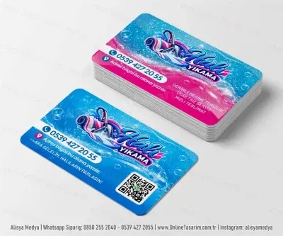 Firmanıza özel hazırlanabilecek profesyonel halı yıkama kartvizit tasarımları.